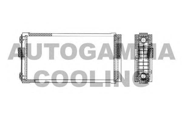 Теплообменник, отопление салона AUTOGAMMA 104818