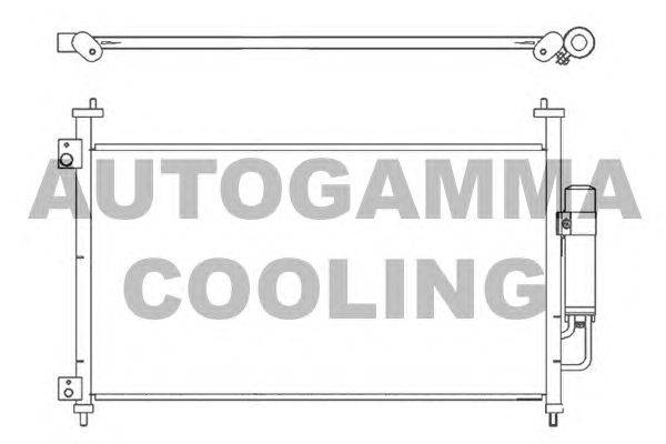 Конденсатор, кондиционер AUTOGAMMA 104950