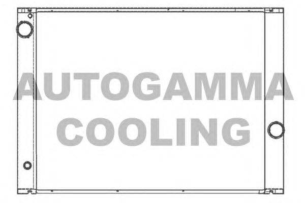 Радиатор, охлаждение двигателя AUTOGAMMA 105531