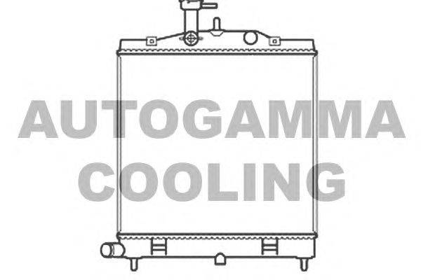 Радиатор, охлаждение двигателя AUTOGAMMA 105871