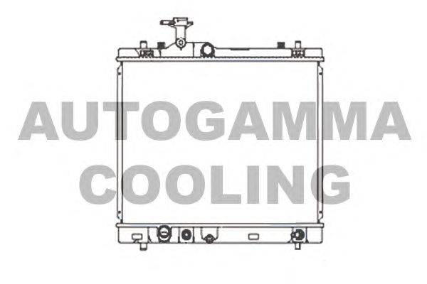 Радиатор, охлаждение двигателя AUTOGAMMA 107127