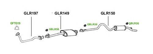 Система выпуска ОГ GT Exhaust 1053