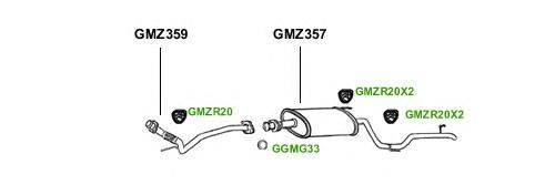 Система выпуска ОГ GT Exhaust 1181