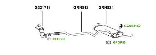 Система выпуска ОГ GT Exhaust 1837