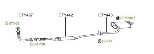 Система выпуска ОГ GT Exhaust 2262