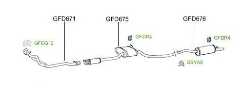 Система выпуска ОГ GT Exhaust 3794