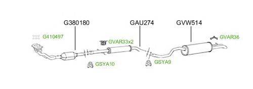 Система выпуска ОГ GT Exhaust 4699