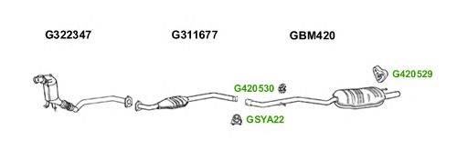 Система выпуска ОГ GT Exhaust 6122