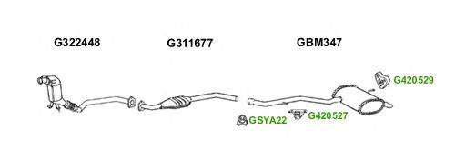 Система выпуска ОГ GT Exhaust 6129