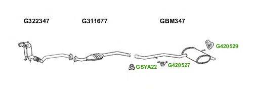 Система выпуска ОГ GT Exhaust 6130