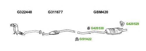 Система выпуска ОГ GT Exhaust 6131
