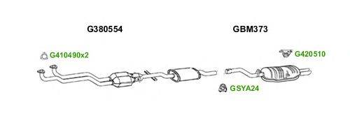 Система выпуска ОГ GT Exhaust 6135