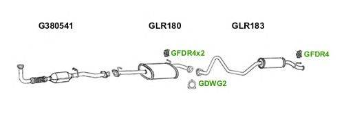 Система выпуска ОГ GT Exhaust 6513
