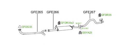 Система выпуска ОГ GT Exhaust 815