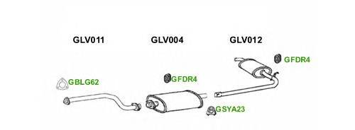 Система выпуска ОГ GT Exhaust 9318