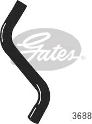 Шланг радиатора GATES 3688