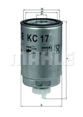 Топливный фильтр KNECHT KC17D