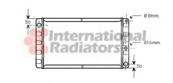 Радиатор, охлаждение двигателя 4SEASONS 132001