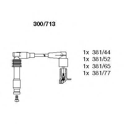 Комплект проводов зажигания BREMI 300713