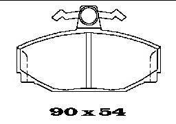 Комплект тормозных колодок, дисковый тормоз FEBI BILSTEIN 16206