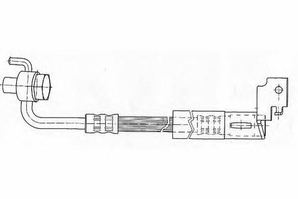 Тормозной шланг FERODO FHY2280