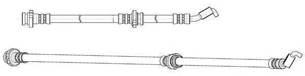 Тормозной шланг FERODO FHY2741