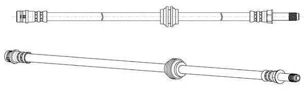 Тормозной шланг FERODO FHY2776