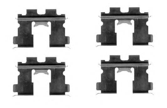 Комплектующие, колодки дискового тормоза MINTEX MBA1163