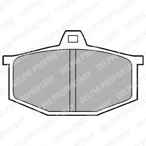 Комплект тормозных колодок, дисковый тормоз GALFER 20121