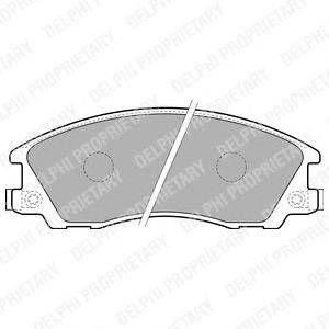 Комплект тормозных колодок, дисковый тормоз FMSI-VERBAND 24061