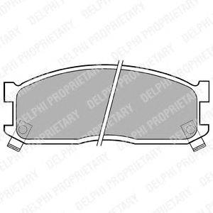 Комплект тормозных колодок, дисковый тормоз HP (ZEBRA) 2623