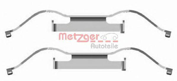 Комплектующие, колодки дискового тормоза METZGER 1091681