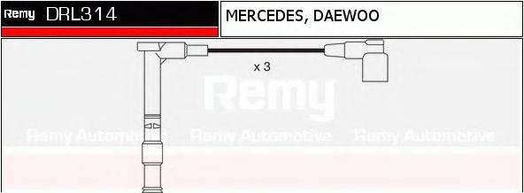 Комплект проводов зажигания DELCO REMY DRL314