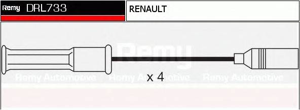 Комплект проводов зажигания DELCO REMY DRL733