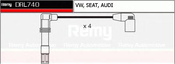 Комплект проводов зажигания DELCO REMY DRL740