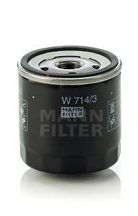 Масляный фильтр MANN-FILTER W7143