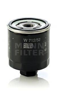 Масляный фильтр MANN-FILTER W 712/52