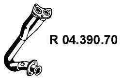 Труба выхлопного газа EBERSPÄCHER 04.390.70