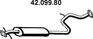 Средний глушитель выхлопных газов EBERSPÄCHER 42.099.80
