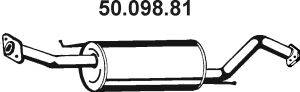 Средний глушитель выхлопных газов EBERSPÄCHER 50.098.81