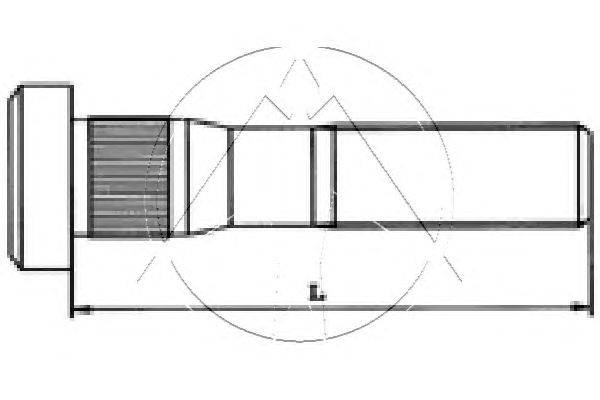 Болт крепления колеса SIDEM 14410