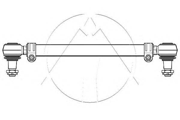 Продольная рулевая тяга SIDEM 44437