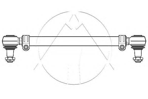 Продольная рулевая тяга SIDEM 686238