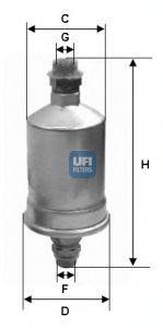 Топливный фильтр UFI 31.532.00