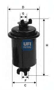 Топливный фильтр UFI 3154900