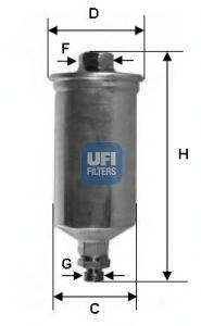 Топливный фильтр UFI 31.661.00
