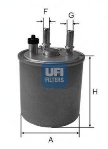 Топливный фильтр UFI 2407300