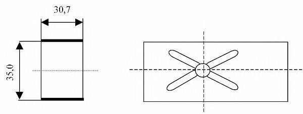 Втулка подшипника, шатун AE AES96240 UNB