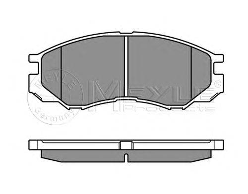 Комплект тормозных колодок, дисковый тормоз MEYLE 23290