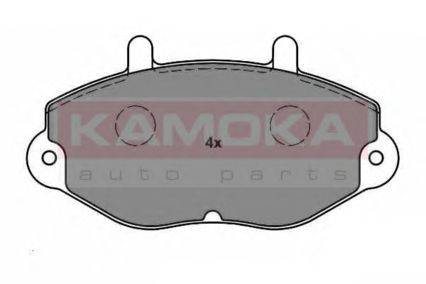 Комплект тормозных колодок, дисковый тормоз KAMOKA 1011402